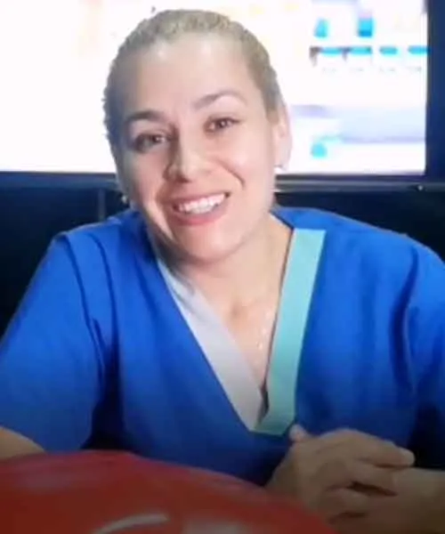 Noelia Gómez, docente